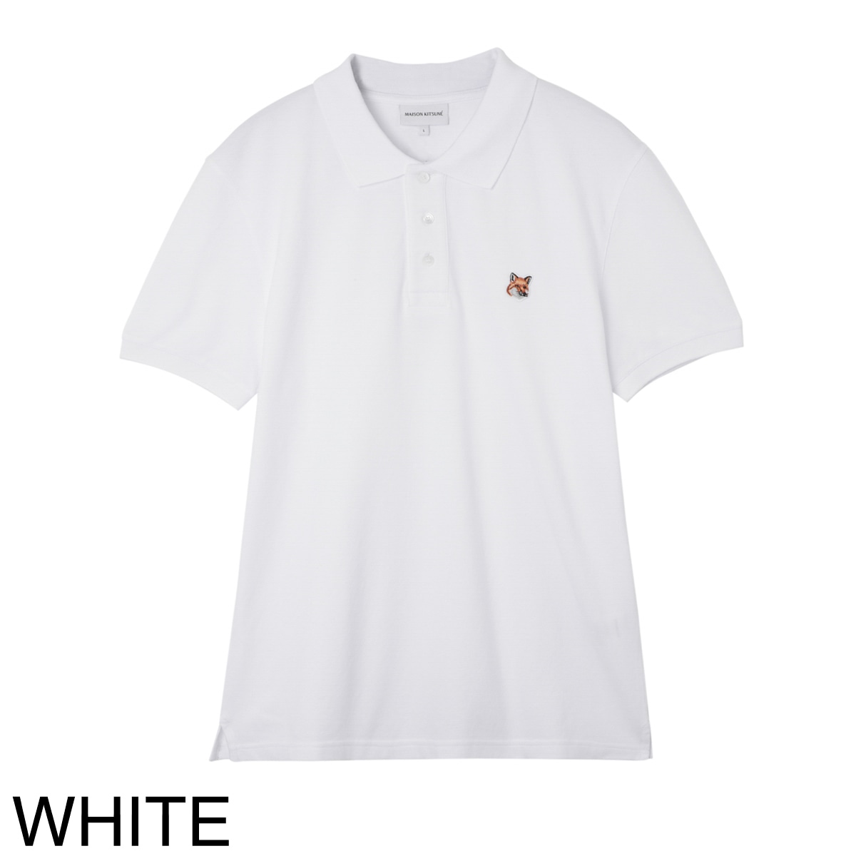 MAISON KITSUNE メゾンキツネ ポロシャツ/FOX HEAD PATCH REGULAR POLO メンズ