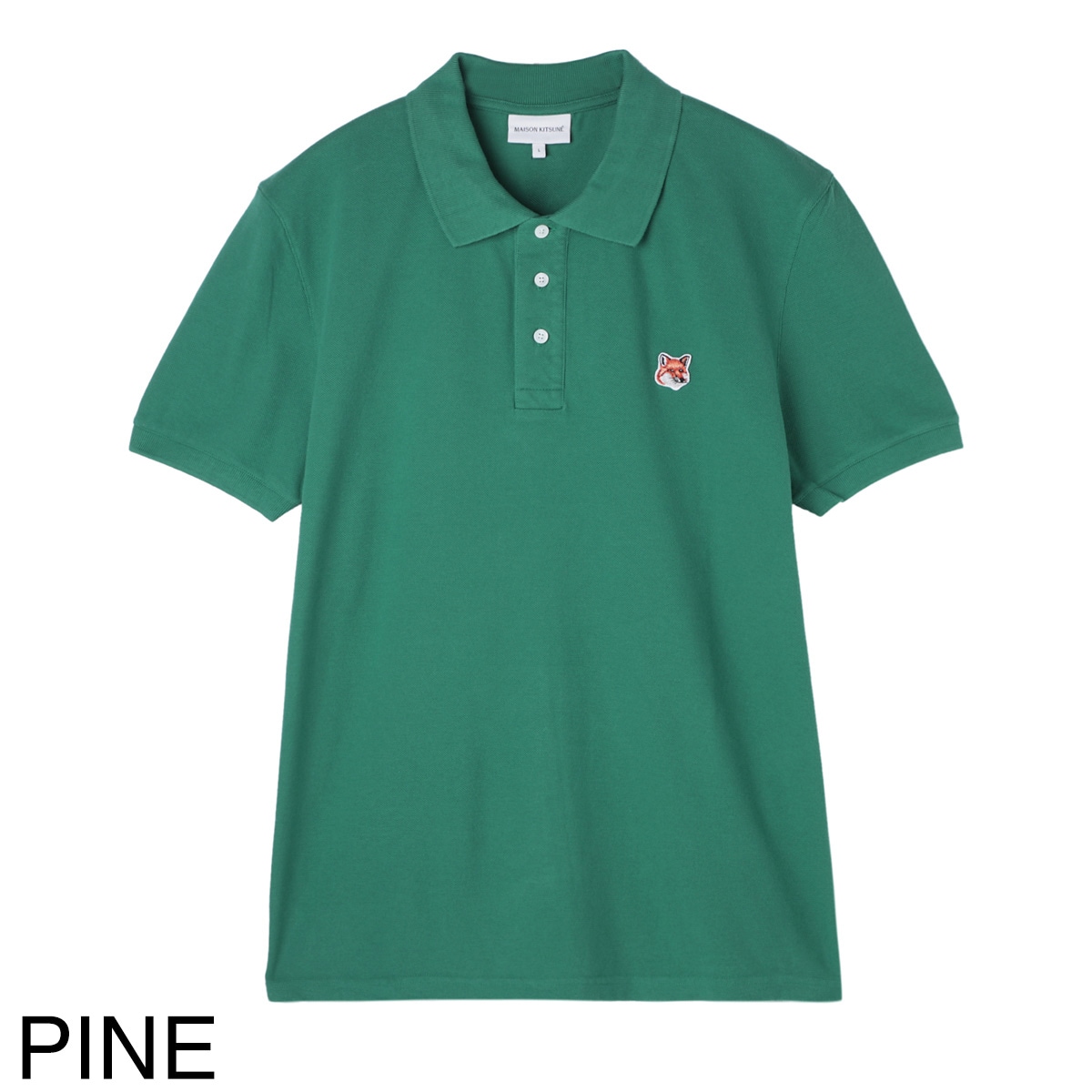 MAISON KITSUNE メゾンキツネ ポロシャツ/FOX HEAD PATCH REGULAR POLO メンズ