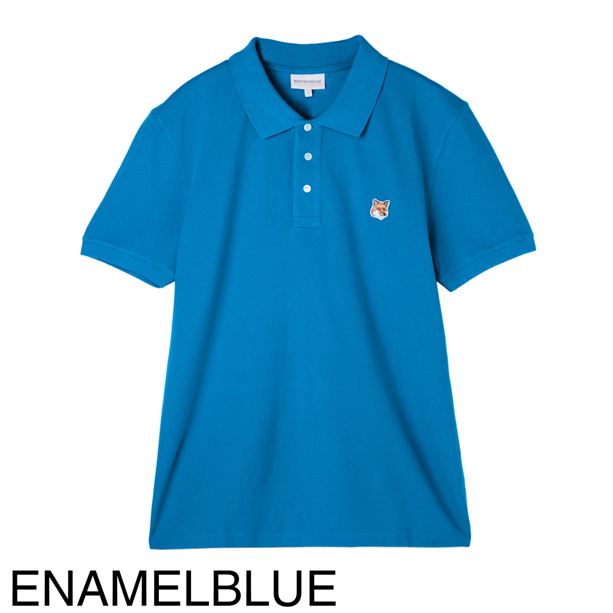 MAISON KITSUNE メゾンキツネ ポロシャツ/FOX HEAD PATCH REGULAR POLO メンズ