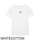 【アウトレット】MARINE SERRE マリーン セル クルーネックTシャツ/ORGANIC COTTON 1X1 RIB T-SHIRT レディース