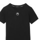【アウトレット】MARINE SERRE マリーン セル クルーネックTシャツ/ORGANIC COTTON 1X1 RIB T-SHIRT レディース