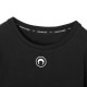 【アウトレット】MARINE SERRE マリーン セル クルーネックTシャツ/ORGANIC COTTON 1X1 RIB T-SHIRT レディース