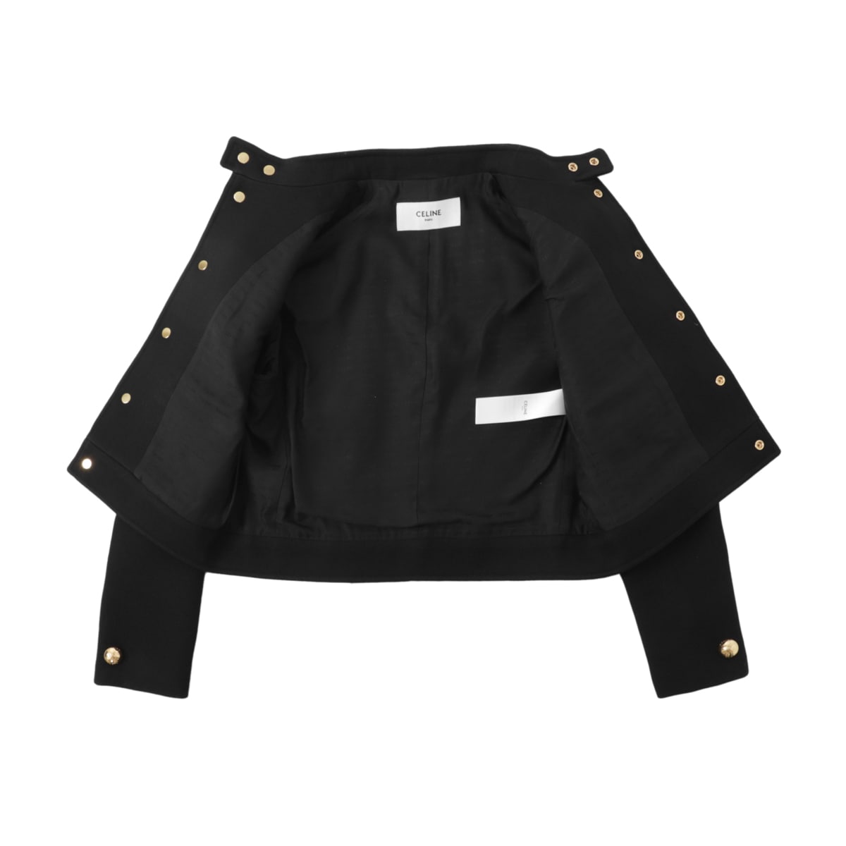 セリーヌ　40 黒ジョーゼット　ジャケット 楽天市場】【アウトレット】セリーヌ CELINE レザージャケット