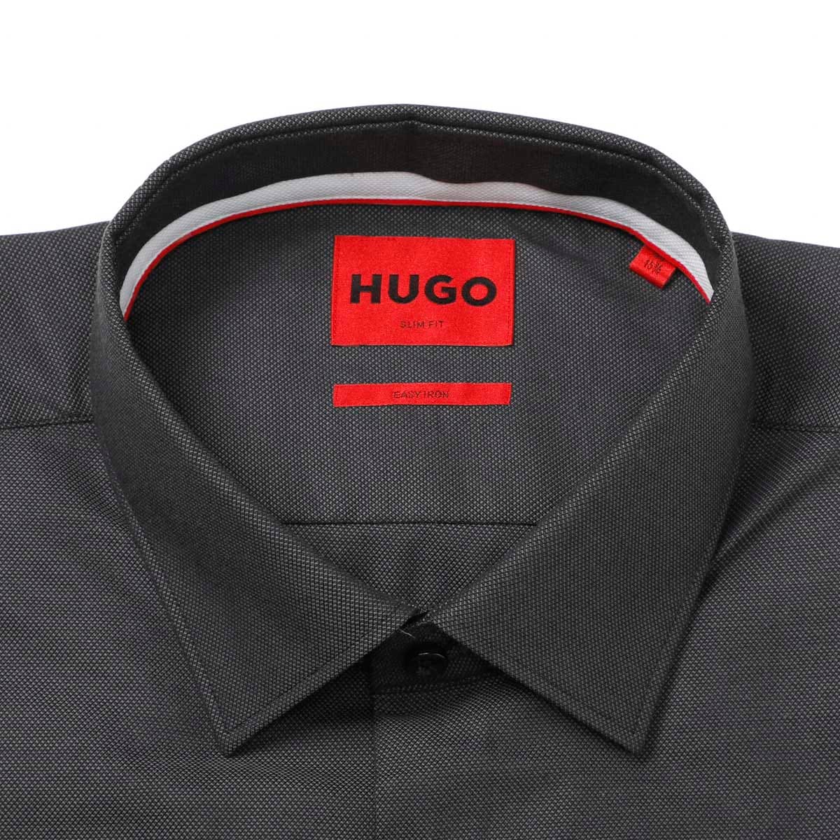 HUGO BOSS スリムフィット ブラックシャツ L HUGO BOSS スリムフィット