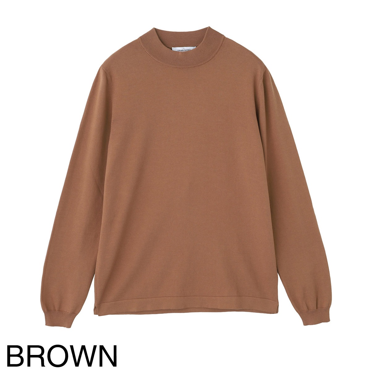 Gran Sasso グランサッソ モックネック ニット/LUPETTO M/L【大きいサイズあり】 メンズ