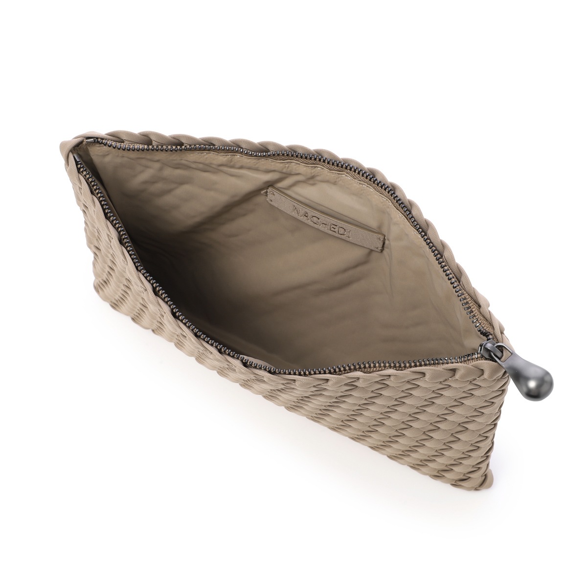 NAGHEDI ナゲディ トートバッグ/St. Barths Large Tote セント バース ラージ トート ポーチ付き Lサイズ 小さめ メッシュ ネオプレン 軽量 編み込み レディース