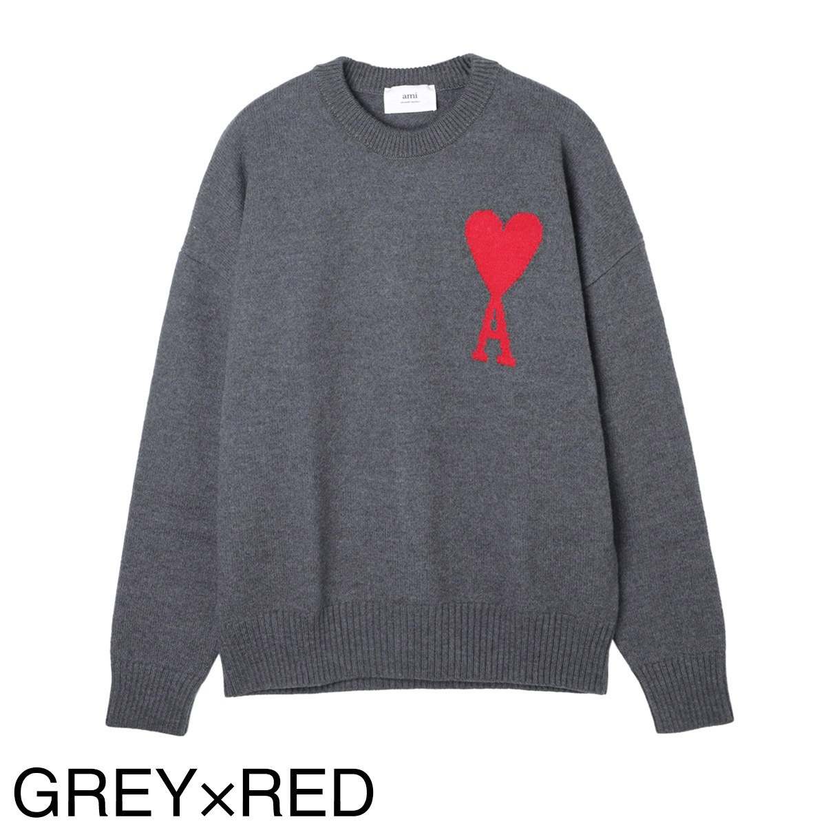 Ami Alexandre Mattisssi　アミ　ウールクルーネックセーター Ami Alexandre Mattisssiアミウールクルーネックセーター