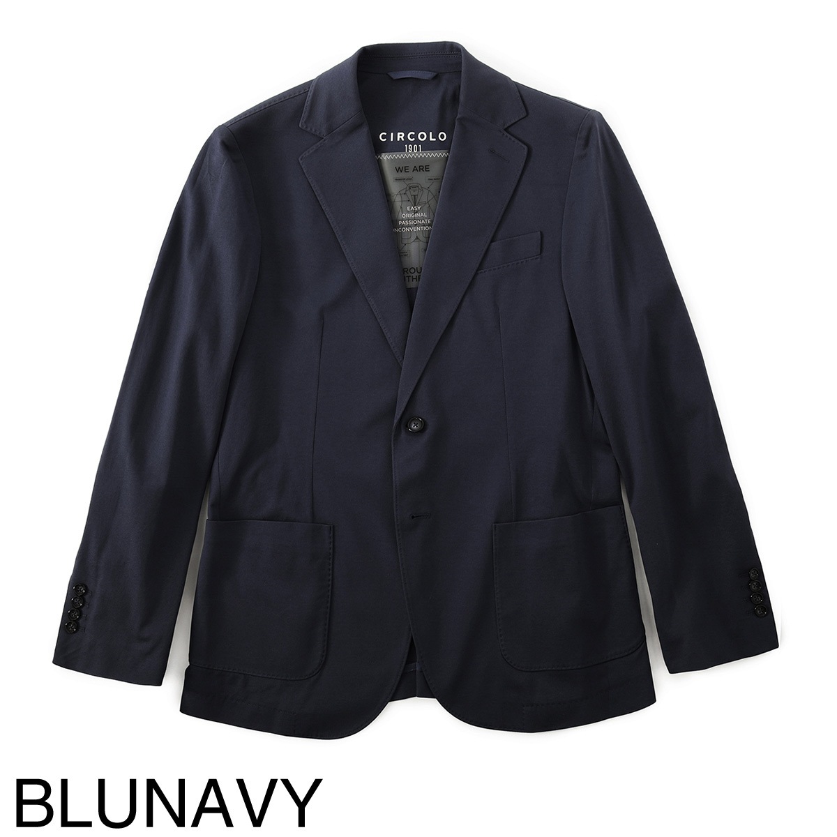 CIRCOLO 1901 チルコロ 2つボタン イージージャケット/PREMIUM PIQUET