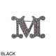 Max Mara マックスマーラ ブローチ/FACELLA ブローチ クリスタル ミニ Mロゴ ピンバッジ レディース
