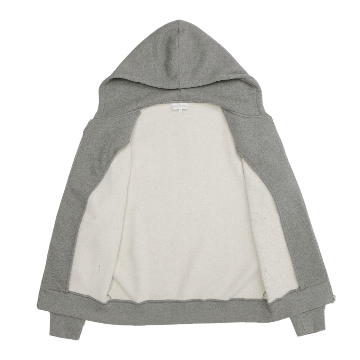 【タイムセール TOPS】MAISON KITSUNE メゾンキツネ ジップアップパーカ/TONAL FOX HEAD PATCH COMFORT ZIPPED HOODIE メンズ