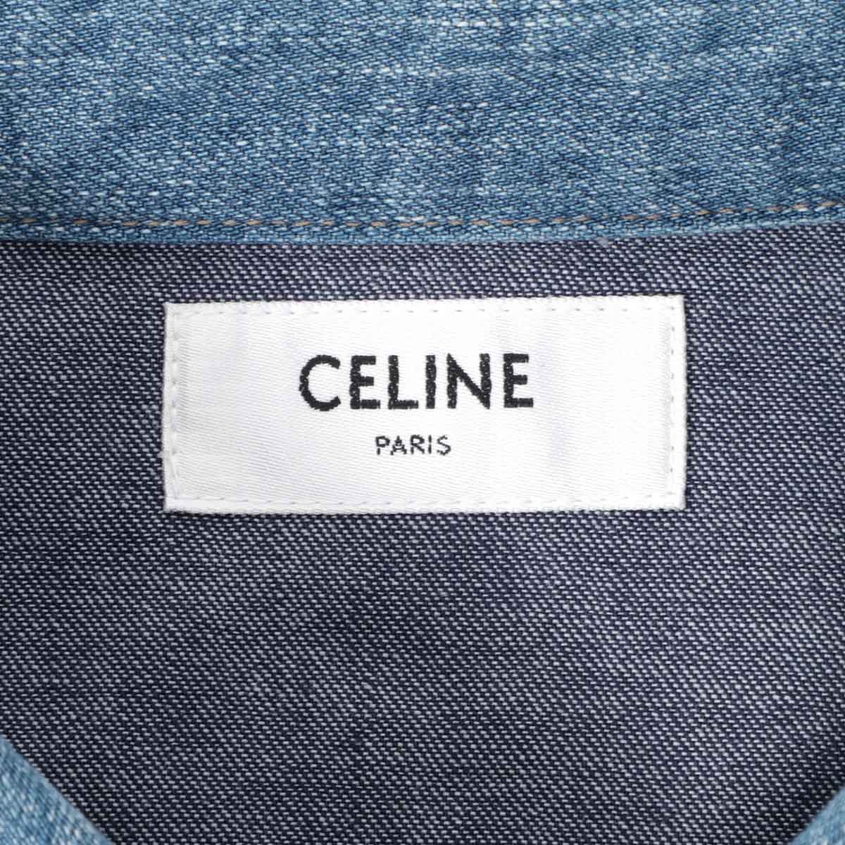 CELINE セリーヌ デニムシャツ/ウエスタンシャツ/WESTERN SHIRT メンズ