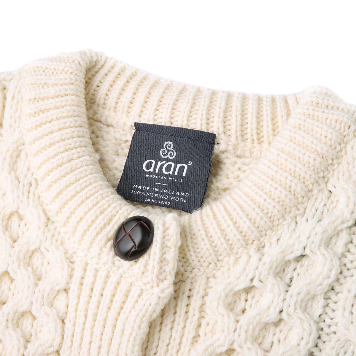 アランウーレンミルズ　カーディガン　レディース Aran Woollen Mills(アランウーレンミルズ)ニットカーディガン アラン