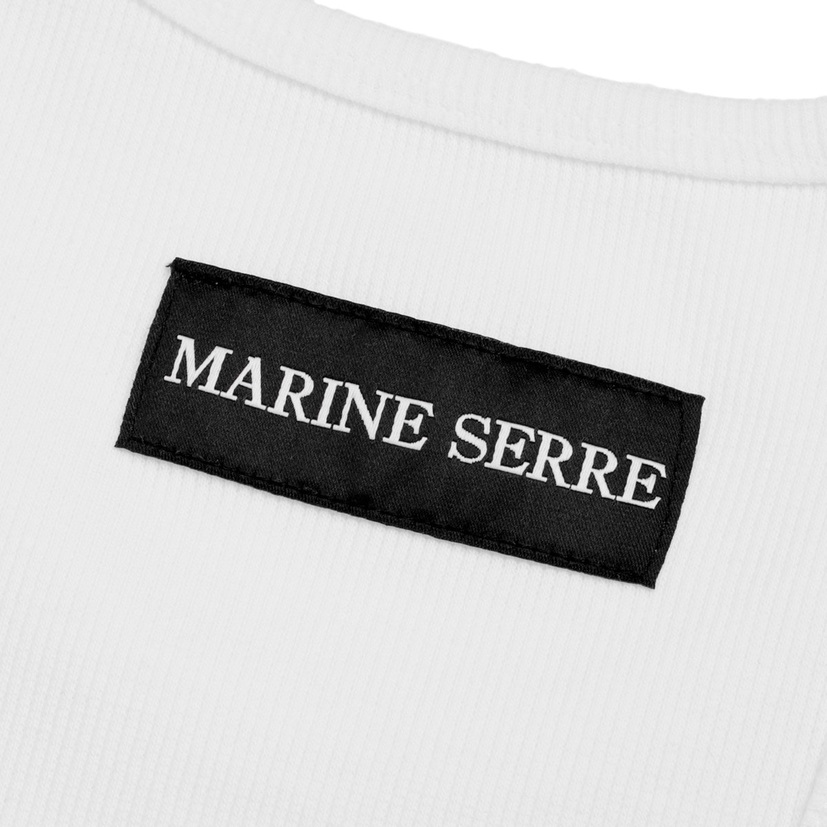 MARINE SERRE マリーン セル タンクトップ/ORGANIC COTTON RIB