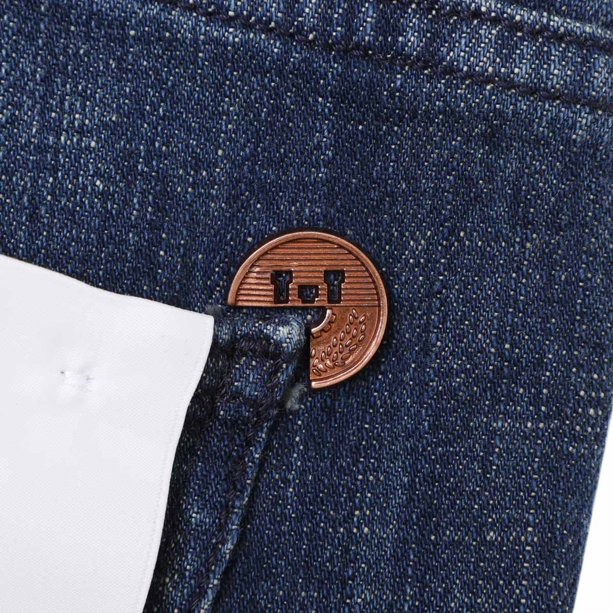 【アウトレット】entre amis アントレアミ ボタンフライジーンズ/5 TK DENIM CORTO【大きいサイズあり】 メンズ