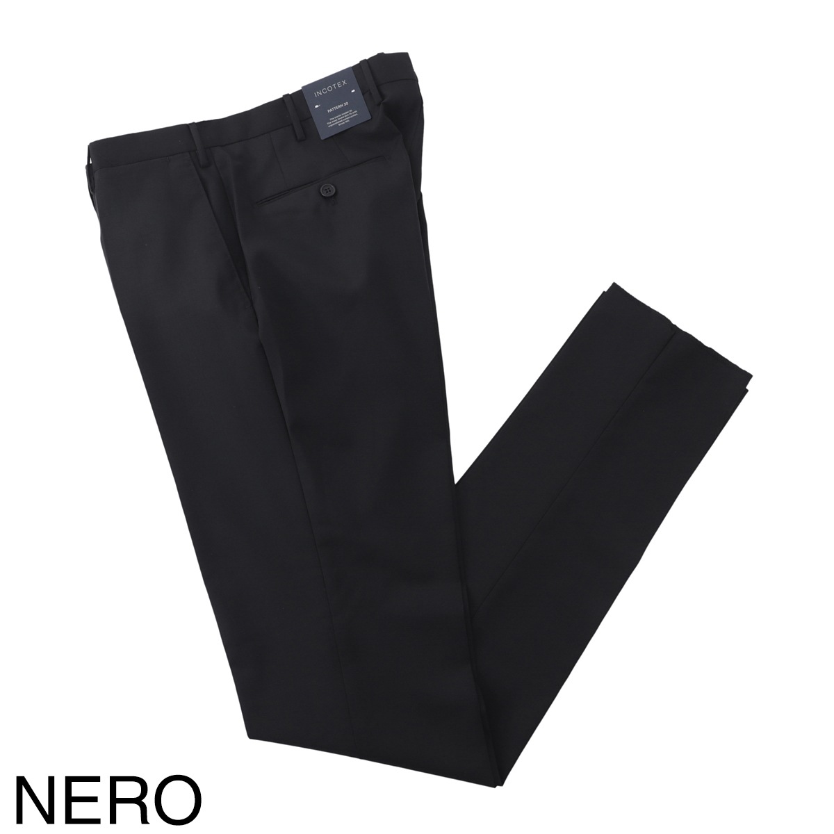 INCOTEX インコテックス ノープリーツ スラックス/ウールパンツ