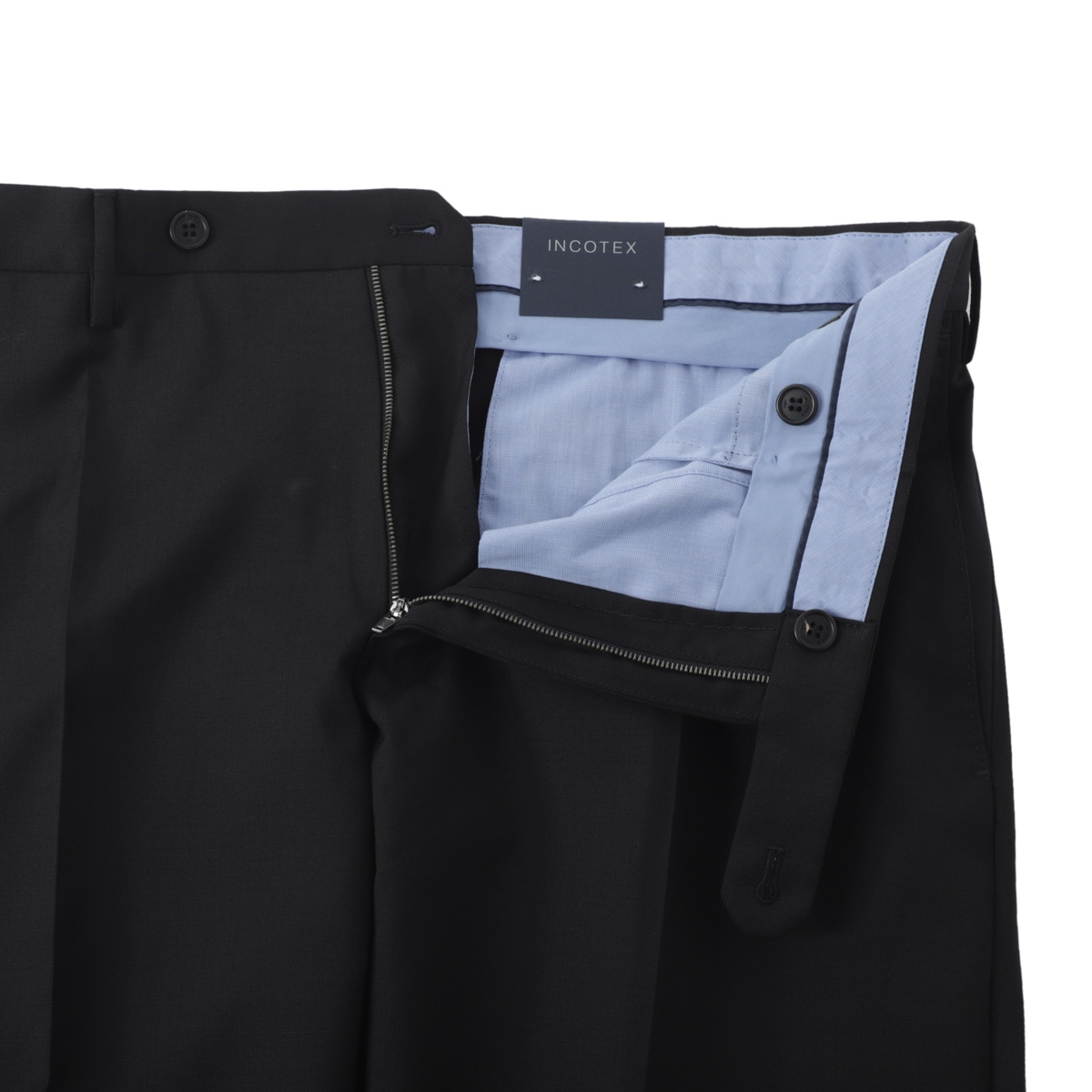INCOTEX インコテックス ノープリーツ スラックス/ウールパンツ/SLIM