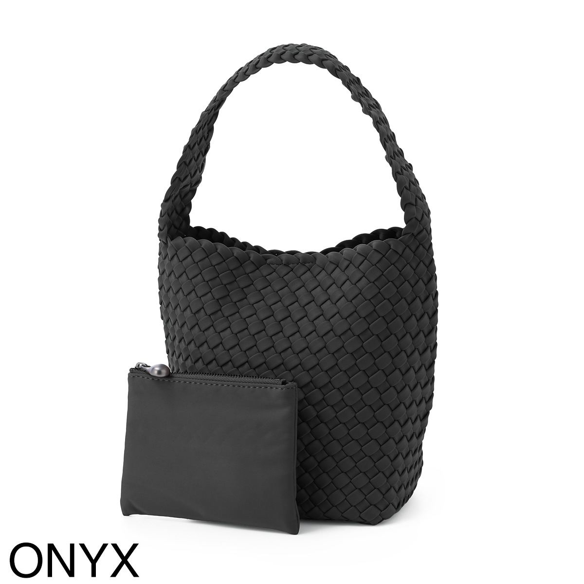 NAGHEDI ナゲディ ショルダーバッグ/Nomad Small Hobo ノマド スモール ホーボー ミニ ハンドバッグ ミニバッグ メッシュ ネオプレン 軽量 編み込み レディース