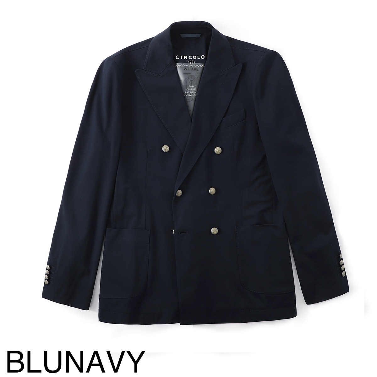 M*３様 S*e様 新品同様　タグ付 チルコロ1901 フルジップジャケット グ CIRCOLO 1901 チルコロ ダブルジャケット/イージージャケット/PREMIUM