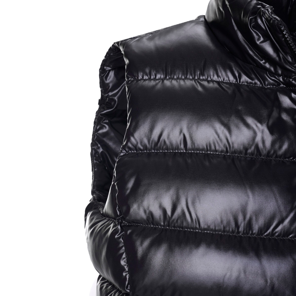 極美品　モンクレール　ガーニー　ダウンベスト　ブラック　シャイニー モンクレール/ダウンベスト/黒/サイズ：14の買取実績【ブラン