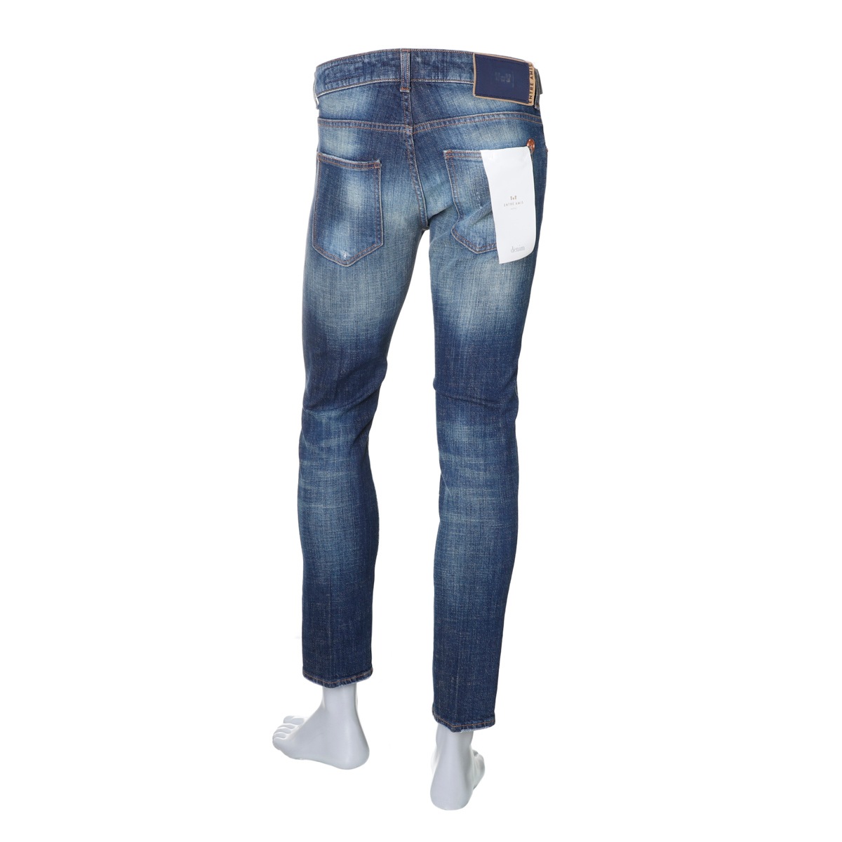 【アウトレット】entre amis アントレアミ ボタンフライジーンズ/5 TK DENIM CORTO【大きいサイズあり】 メンズ