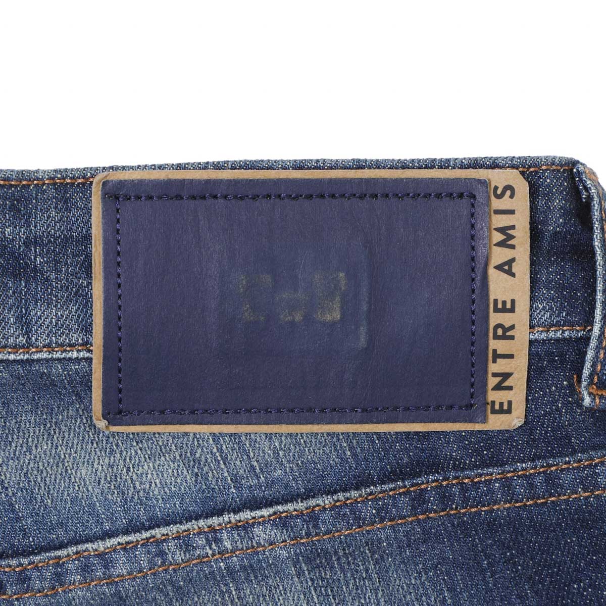 【アウトレット】entre amis アントレアミ ボタンフライジーンズ/5 TK DENIM CORTO【大きいサイズあり】 メンズ