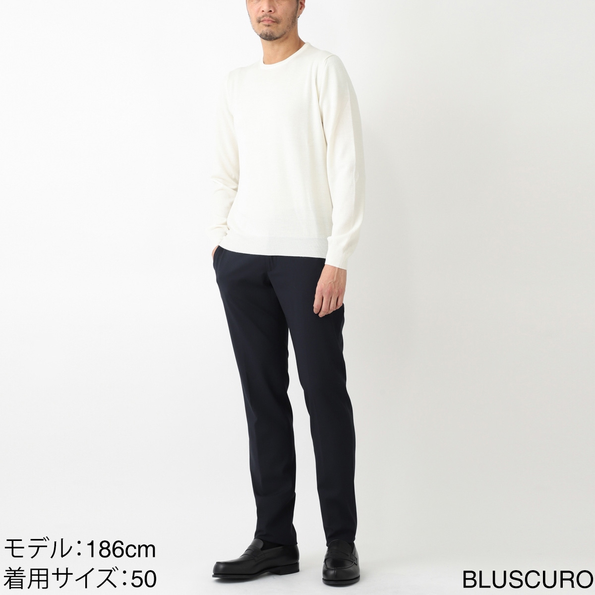 アウトレット】【ラスト1点】INCOTEX インコテックス ノープリーツ