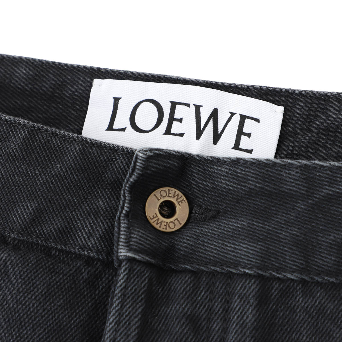 LOEWE ロエベ ボタンフライジーンズ/バギージーンズ/ANAGRAM BAGGY JEANS メンズ