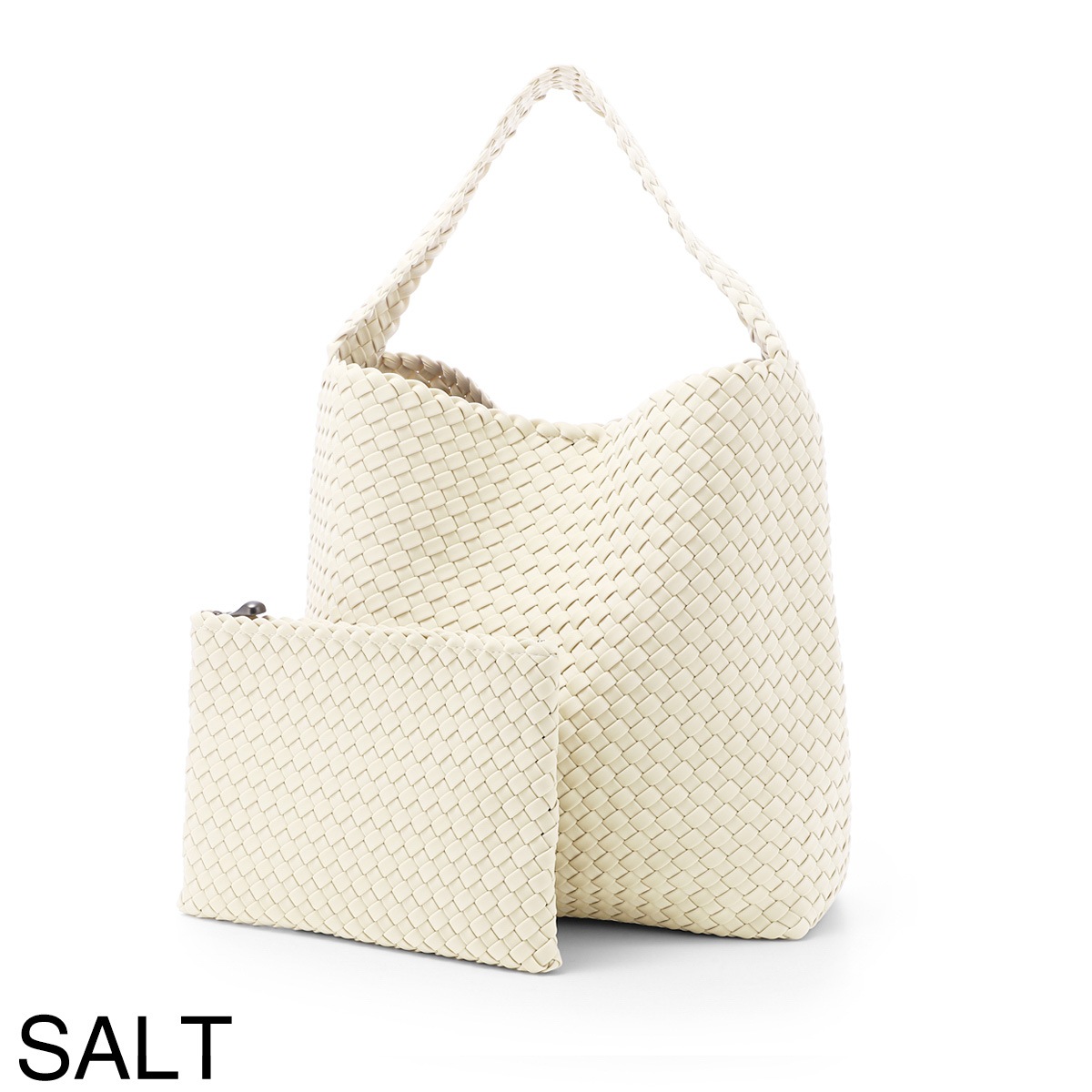 NAGHEDI ナゲディ ショルダーバッグ/Nomad Medium Hobo ノマド ミディアム ホーボー ミニ ハンドバッグ ミニバッグ メッシュ ネオプレン 軽量 編み込み レディース