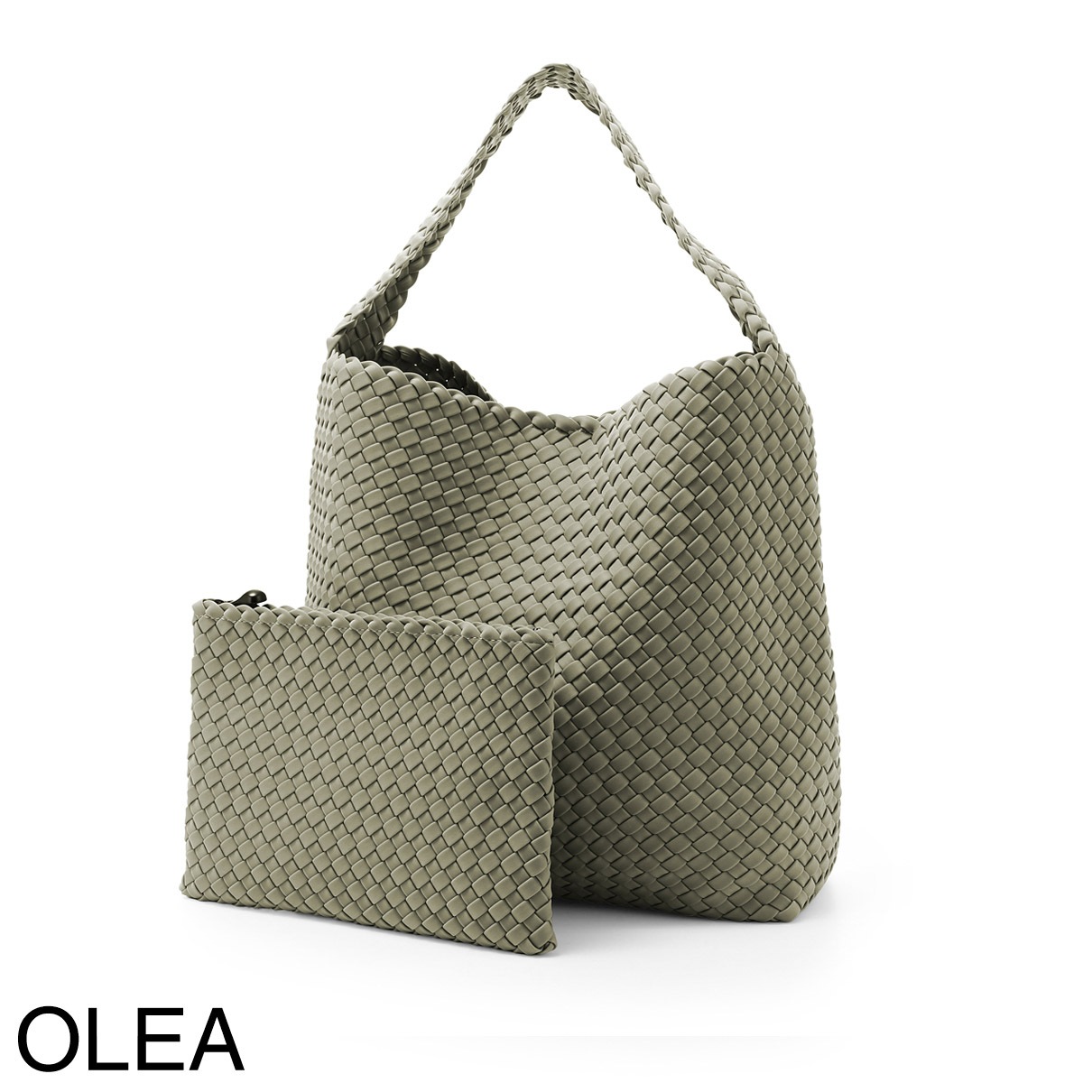 NAGHEDI ナゲディ ショルダーバッグ/Nomad Medium Hobo ノマド ミディアム ホーボー ミニ ハンドバッグ ミニバッグ メッシュ ネオプレン 軽量 編み込み レディース