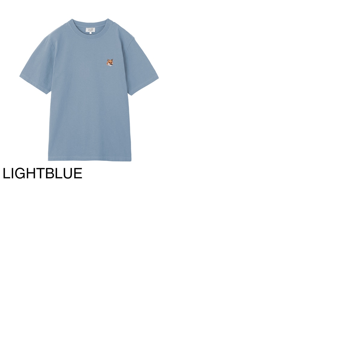 【アウトレット】『ネコポス対応(1点まで)』MAISON KITSUNE メゾンキツネ クルーネックTシャツ/FOX HEAD PATCH REGULAR TEE SHIRT メンズ
