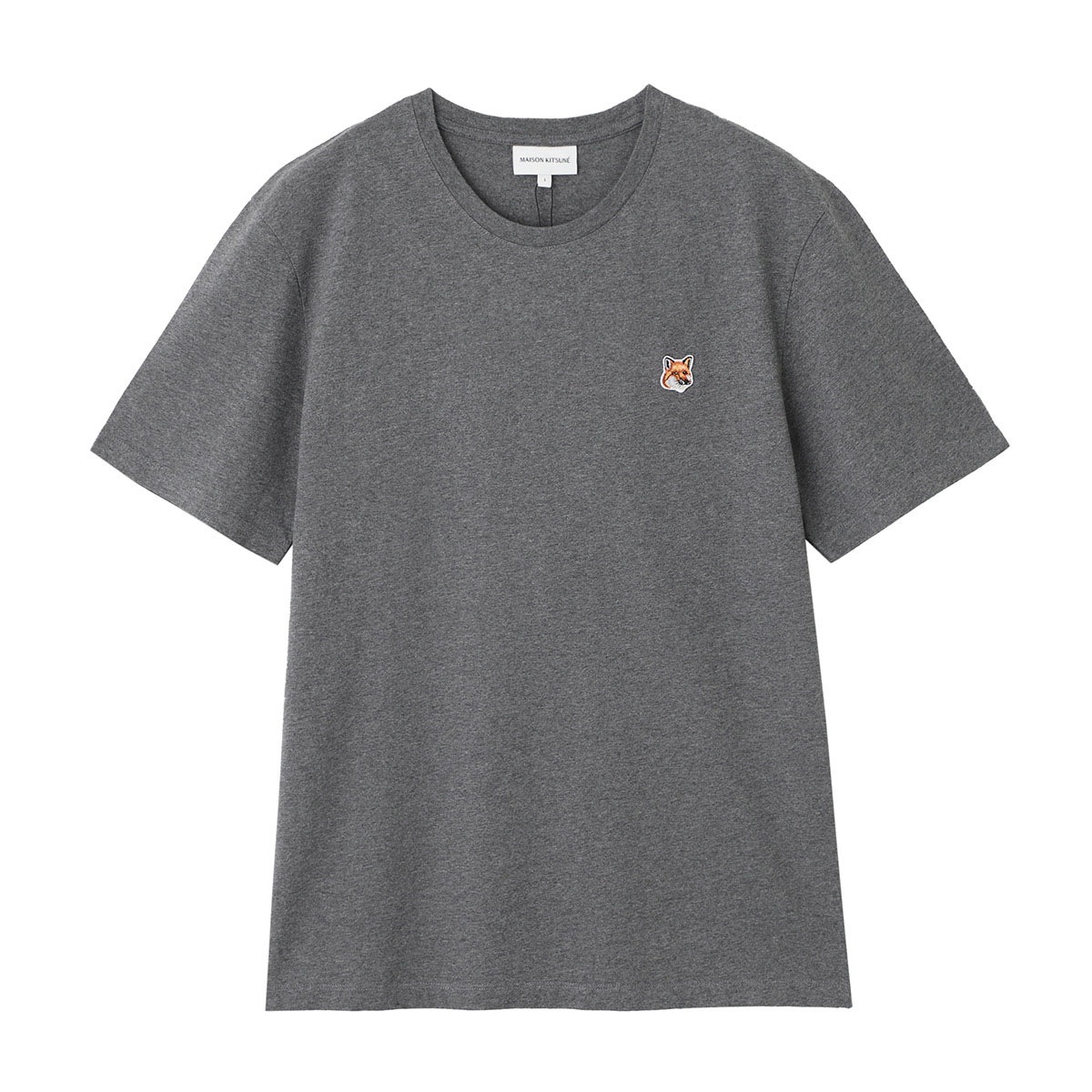 【アウトレット】『ネコポス対応(1点まで)』MAISON KITSUNE メゾンキツネ クルーネックTシャツ/FOX HEAD PATCH REGULAR TEE SHIRT メンズ