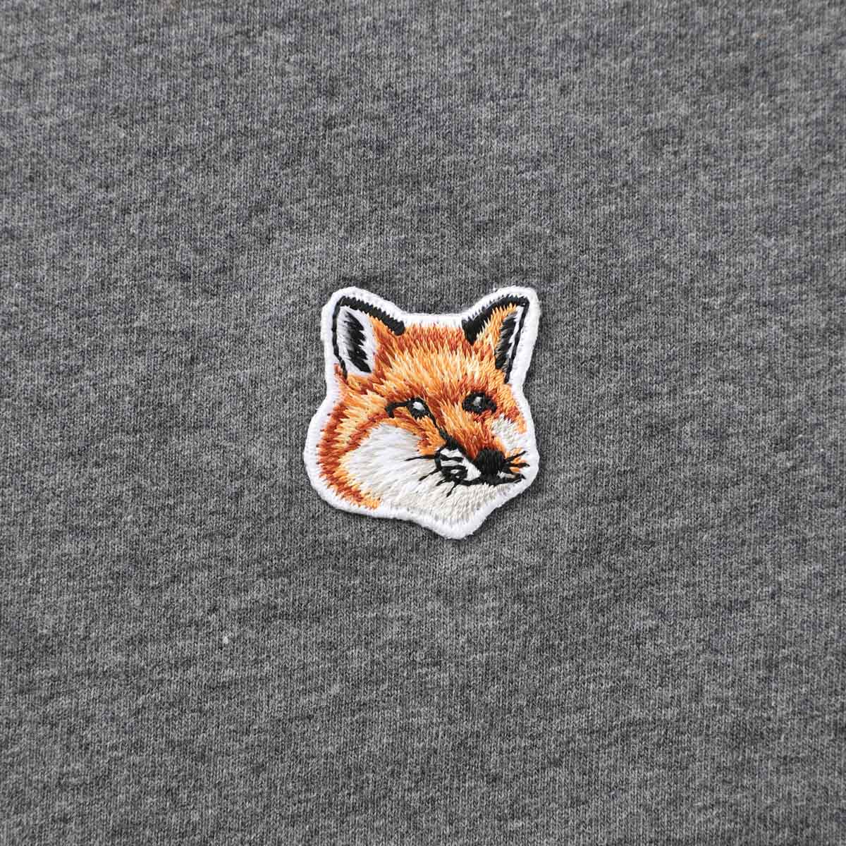 【アウトレット】『ネコポス対応(1点まで)』MAISON KITSUNE メゾンキツネ クルーネックTシャツ/FOX HEAD PATCH REGULAR TEE SHIRT メンズ