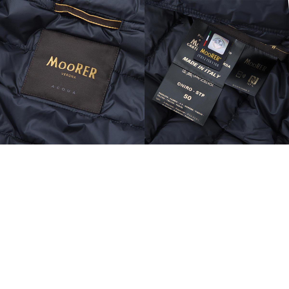 【アウトレット】【ラスト1点】MOORER ムーレー ダウンブルゾン/フーデッドブルゾン/ACQUA ONIRO-STP【大きいサイズあり】 メンズ