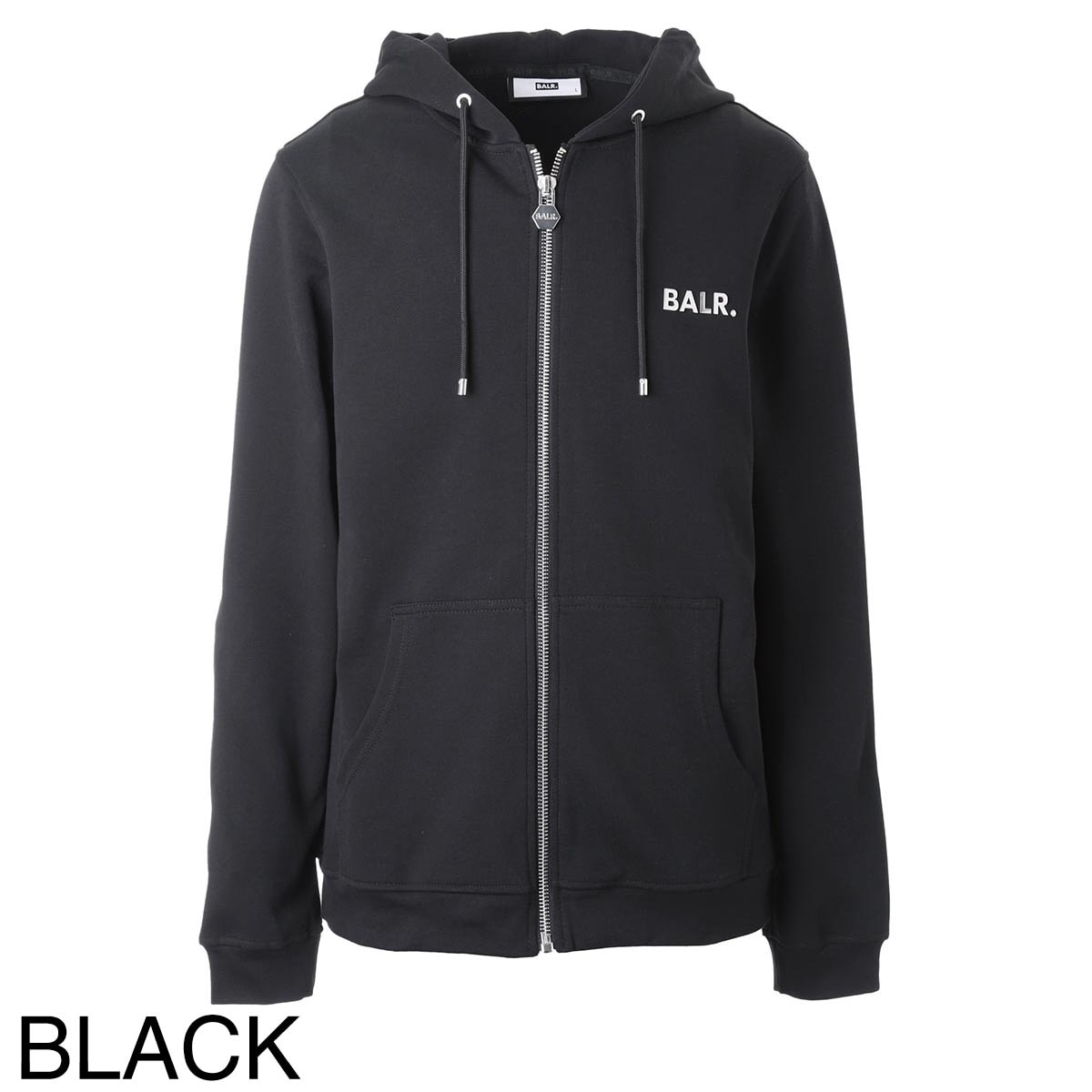 BALRのQシリーズパーカー BALR. (ボーラー) コットン メタルロゴ