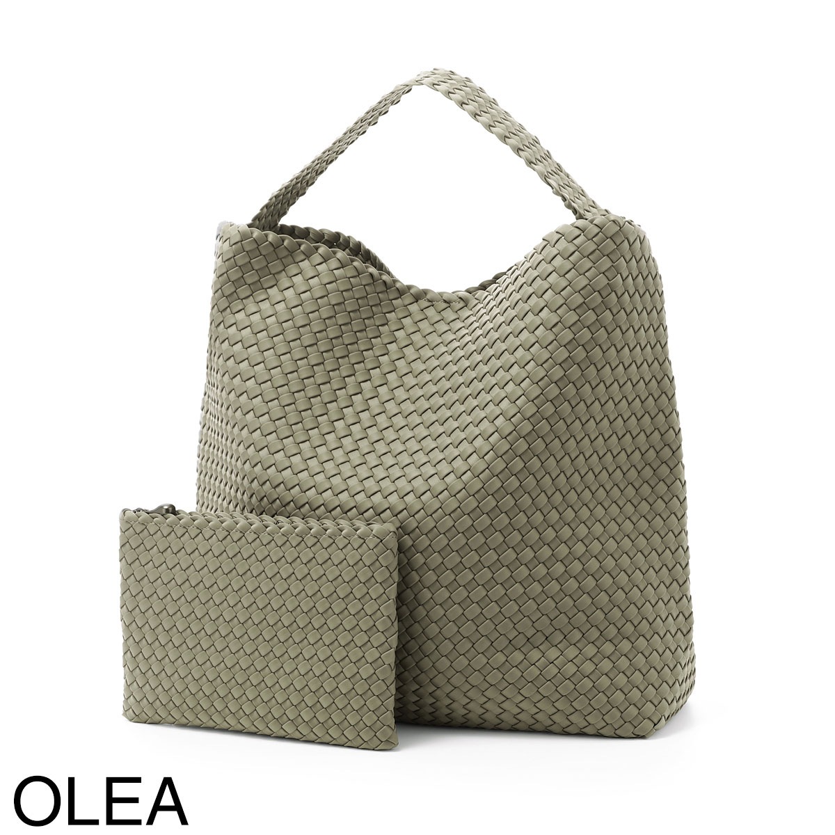 NAGHEDI ナゲディ ショルダーバッグ/Nomad Large Hobo ノマドラージホーボー ハンドバッグ メッシュ ネオプレン 軽量 編み込み レディース