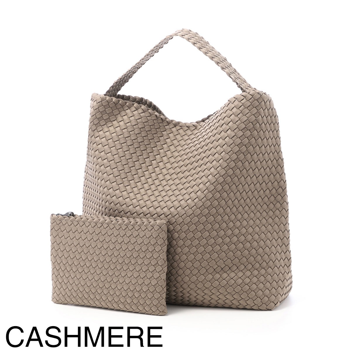 NAGHEDI ナゲディ ショルダーバッグ/Nomad Large Hobo ノマドラージホーボー ハンドバッグ メッシュ ネオプレン 軽量 編み込み レディース