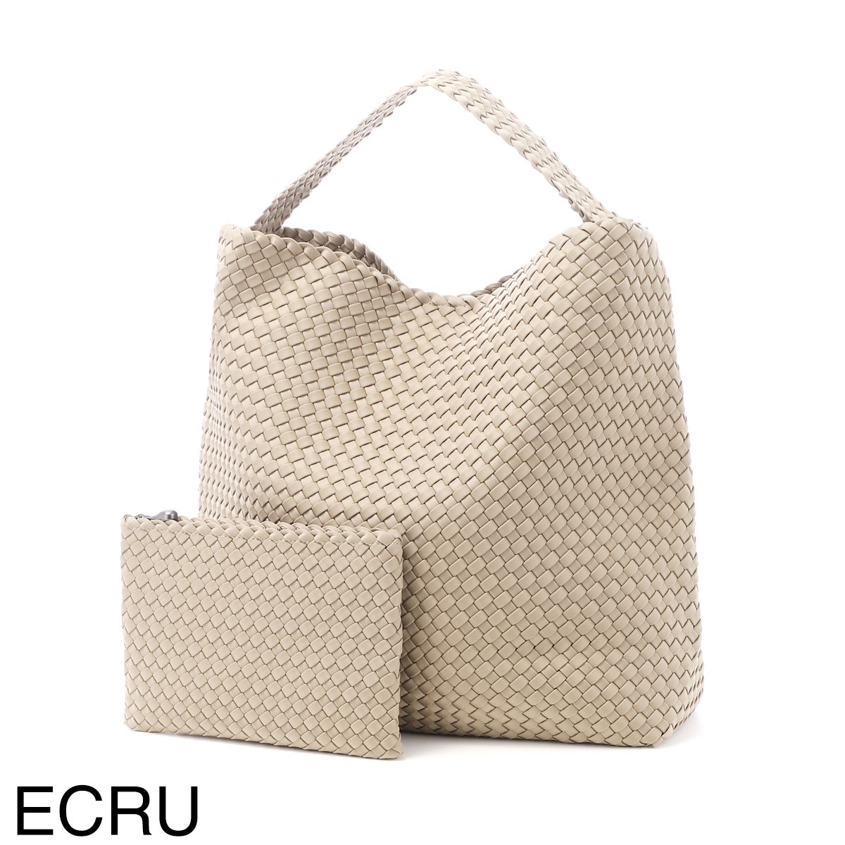 NAGHEDI ナゲディ ショルダーバッグ/Nomad Large Hobo ノマドラージホーボー ハンドバッグ メッシュ ネオプレン 軽量 編み込み レディース
