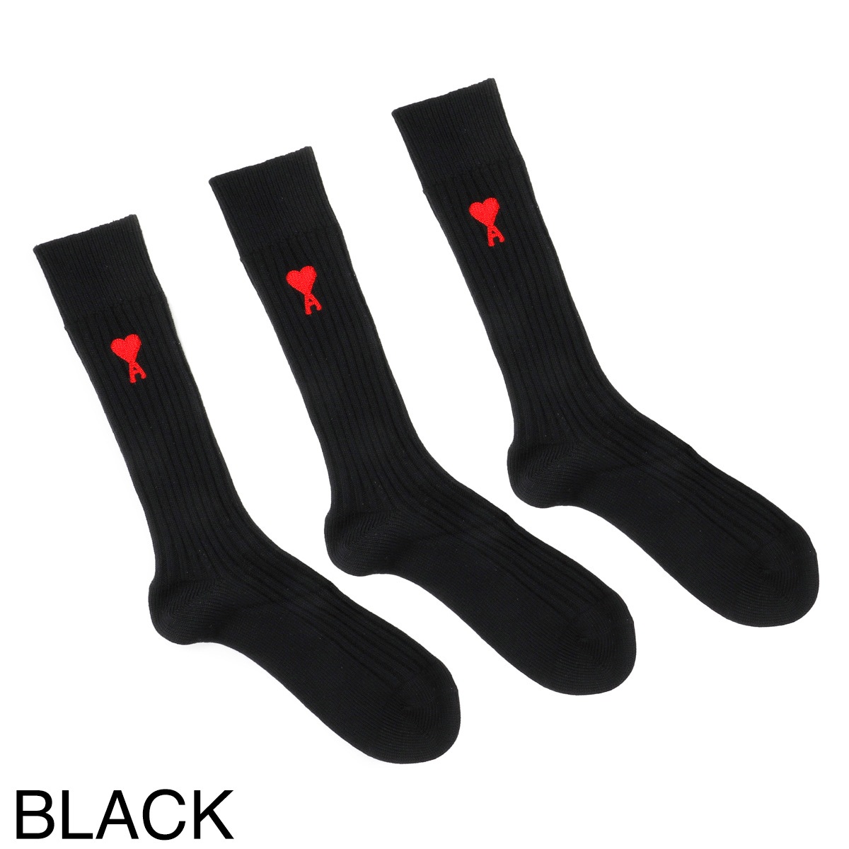 AMIPARIS 靴下3点セット 楽天市場】ami paris アミパリス ソックス 3Pセット THREE-PACK ADC