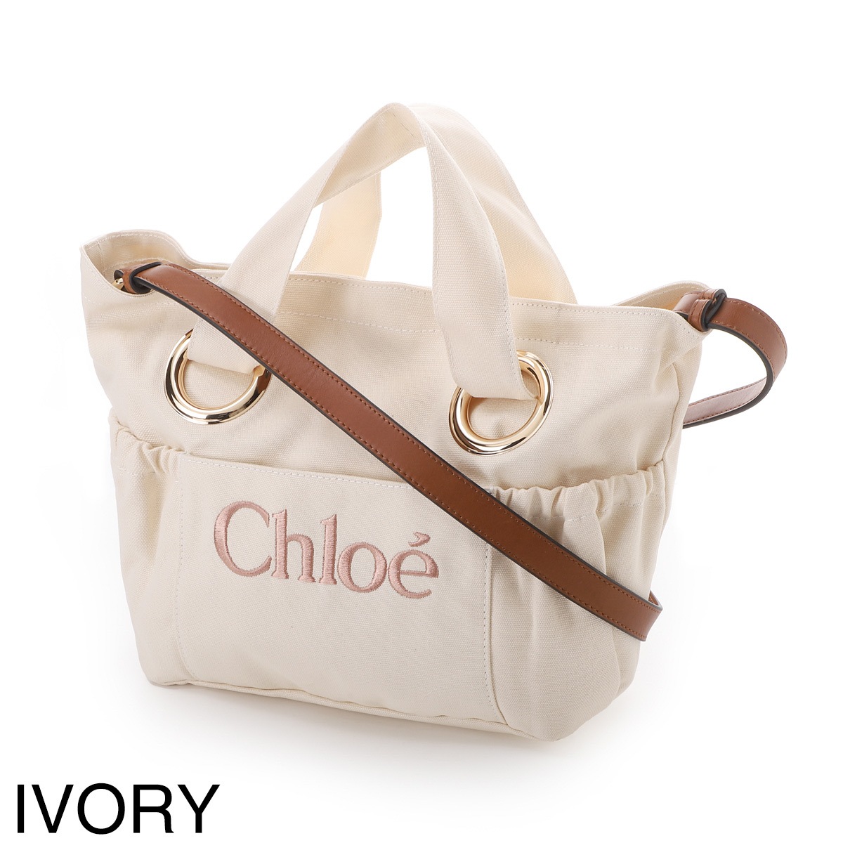 Chloe クロエ トートバッグ 2WAY/ショルダーバッグ KIDS キッズ/ロゴ