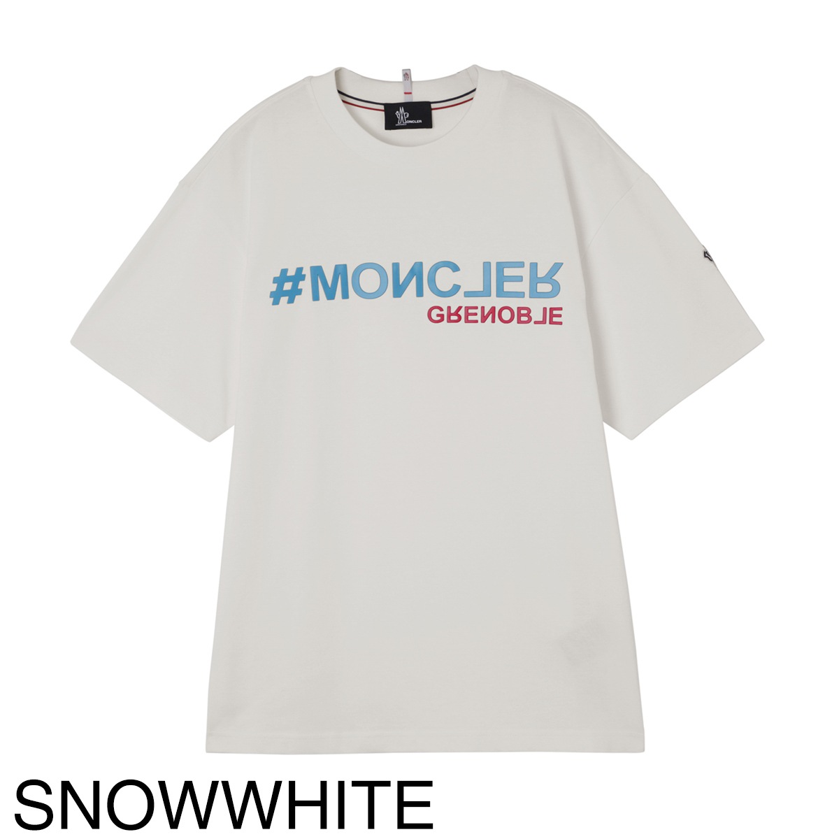 〔美品〕MONCLER グルノーブルTシャツ　ホワイト　2023 M　3S590 アウトレット】【ラスト1点】MONCLER GRENOBLE モンクレール