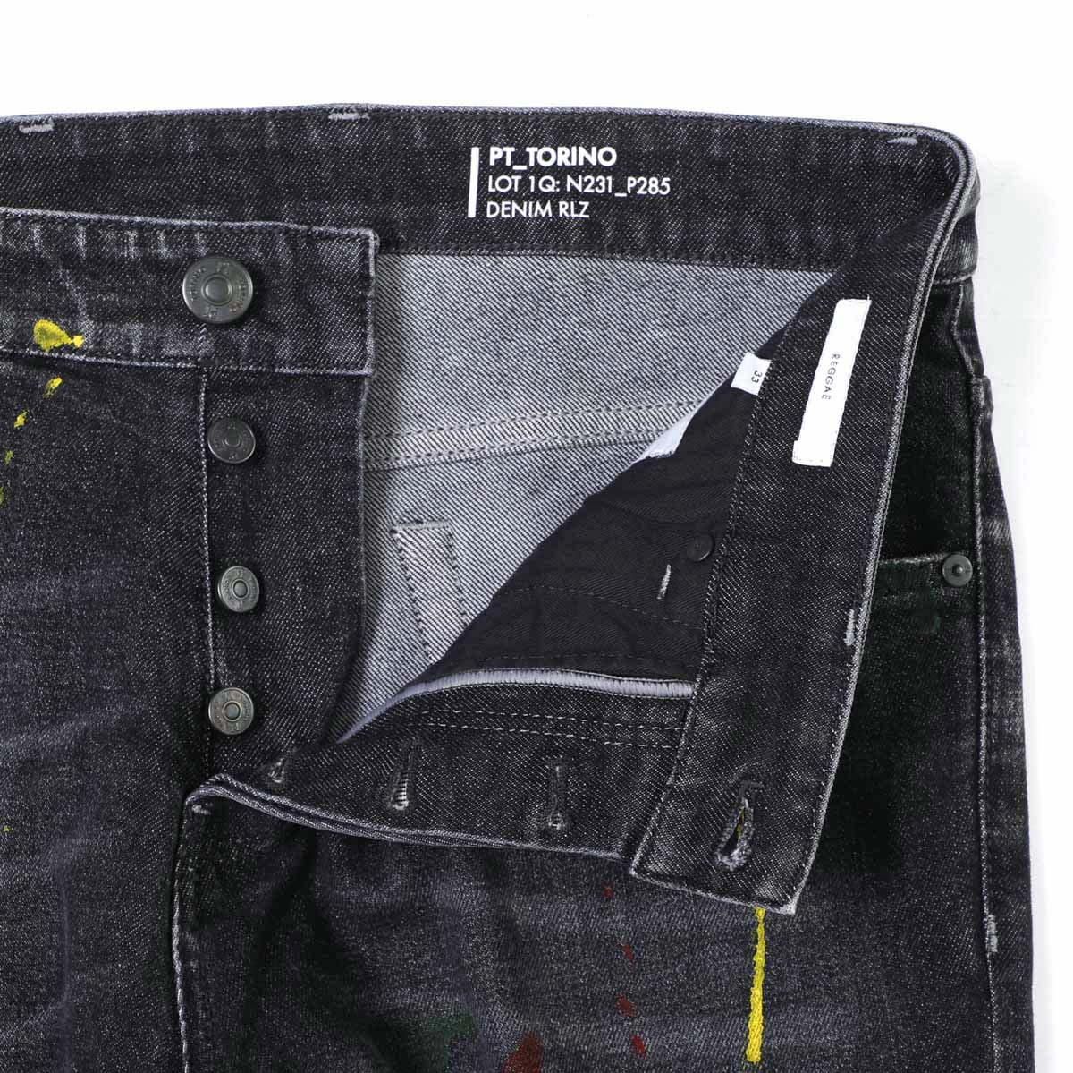 【アウトレット】PT TORINO DENIM ピーティートリノデニム ボタンフライジーンズ/REGGAE TAPERED FIT メンズ