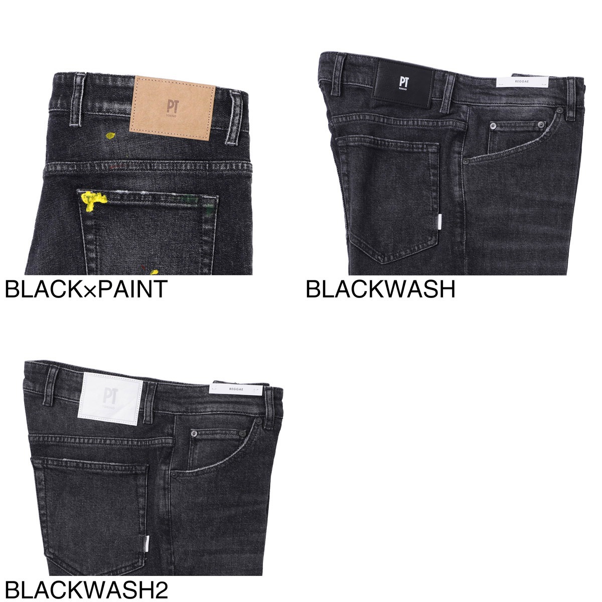 【アウトレット】PT TORINO DENIM ピーティートリノデニム ボタンフライジーンズ/REGGAE TAPERED FIT メンズ