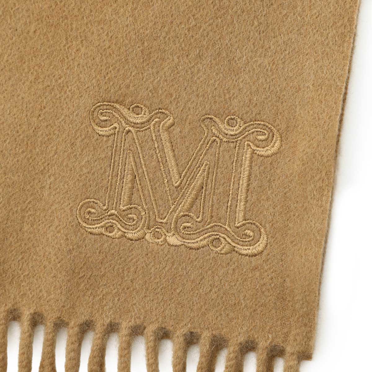 Max Mara マックスマーラ マフラー/ストール/WSDALIA ダリア カシミヤ ストール Mロゴ刺繍 レディース