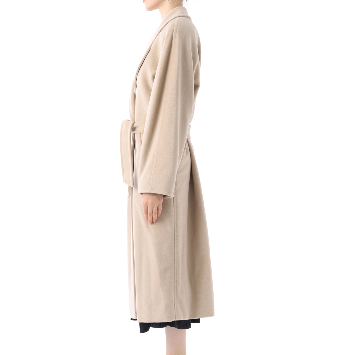 マックスマーラ　ロングコート 銀タグ ベージュ マックスマーラ S Max Mara ウールコート ZENITH ロングコート