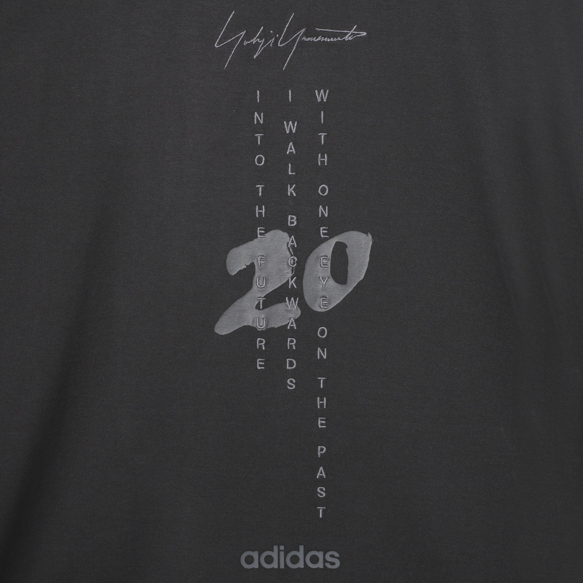 残りわずか【Y-3】コットンTシャツ☆ホワイト ロゴ クルーネック 残りわずか【Y-3】コットンTシャツ☆ホワイト ロゴ クルーネック