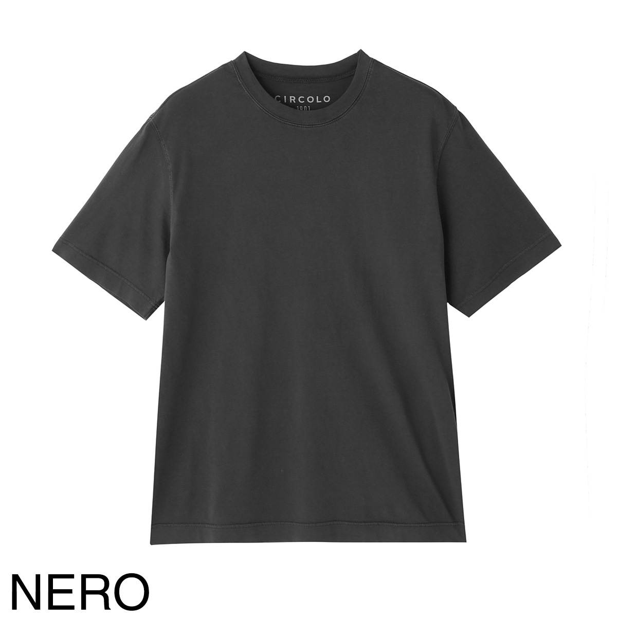 CIRCOLO 1901 チルコロ クルーネックTシャツ/COTTON JERSEY GARMENT