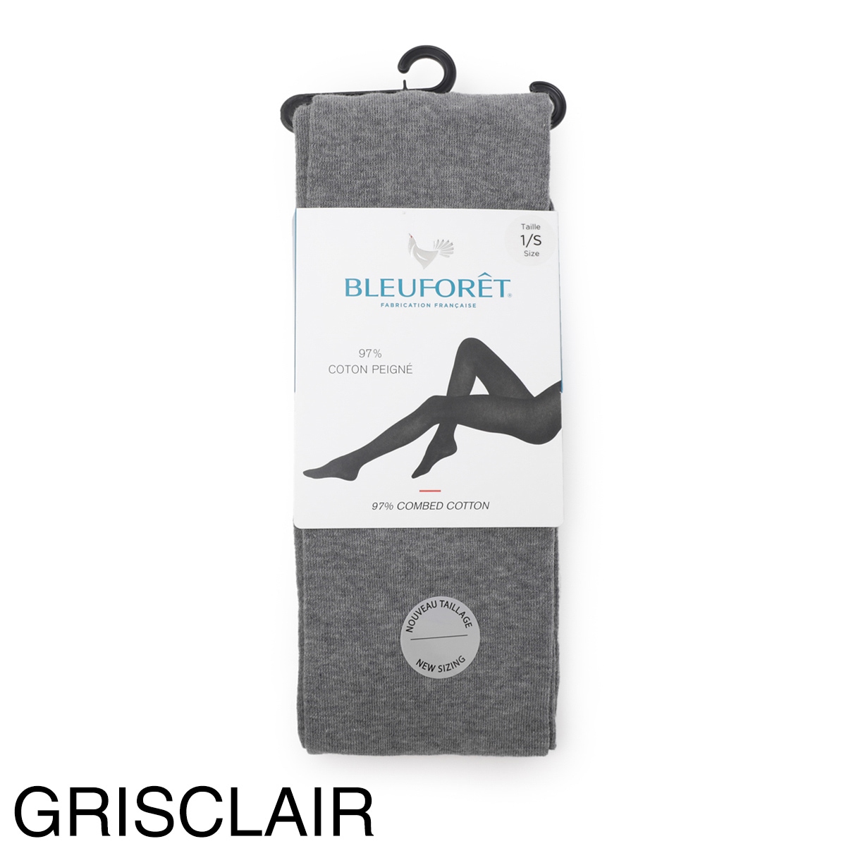 BLEU FORET ブルーフォレ コットンタイツ/COLLANT VELOUTE 3000