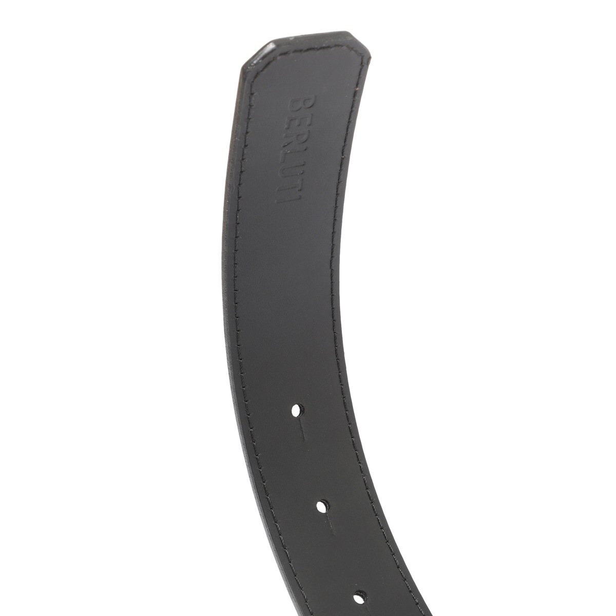 【アウトレット】BERLUTI ベルルッティ ベルト バックルなし メンズ