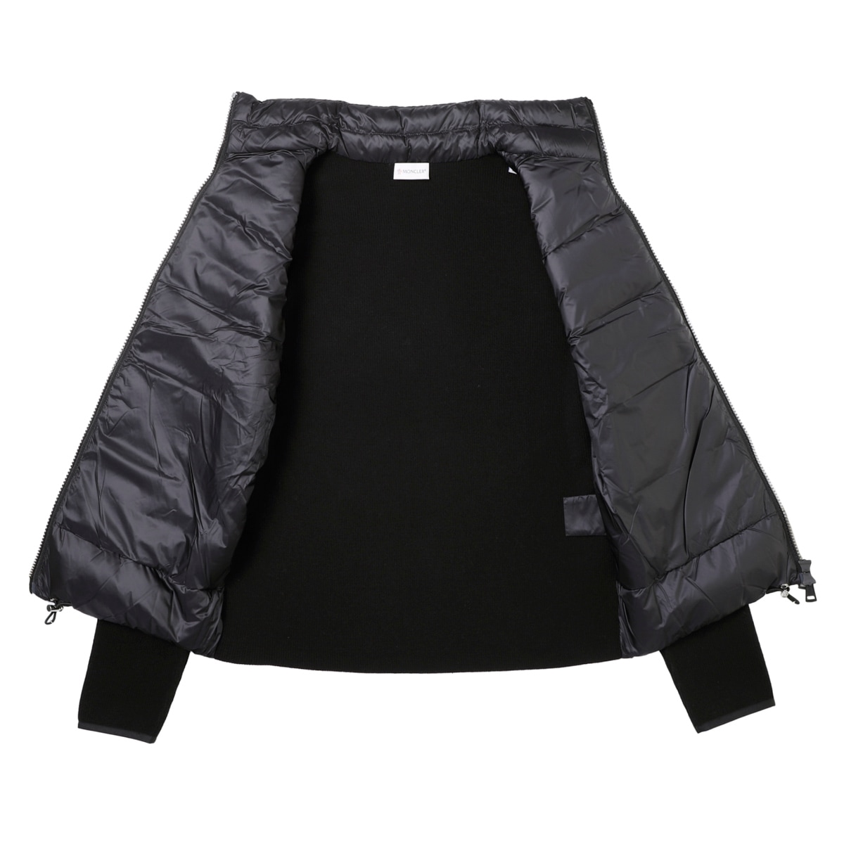 MONCLER モンクレール ダウン切り替え ジップアップ カーディガン