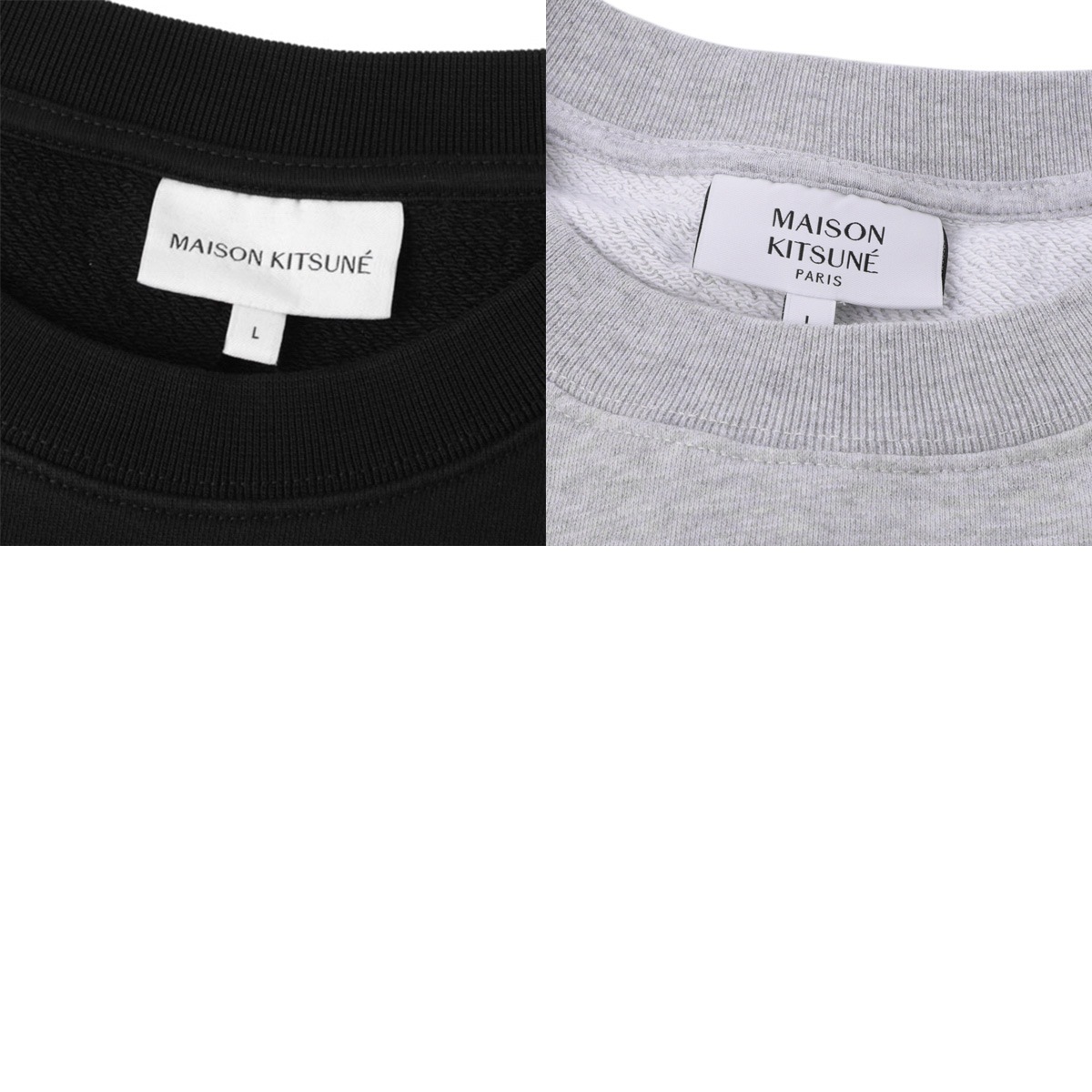 MAISON KITSUNE メゾンキツネ スウェットシャツ/FOX HEAD PATCH REGULAR SWEATSHIRT メンズ